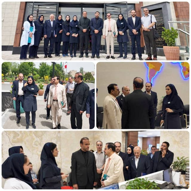 بازدید سرکنسول جدید هندوستان از بیمارستان فوق تخصصی رضوی 